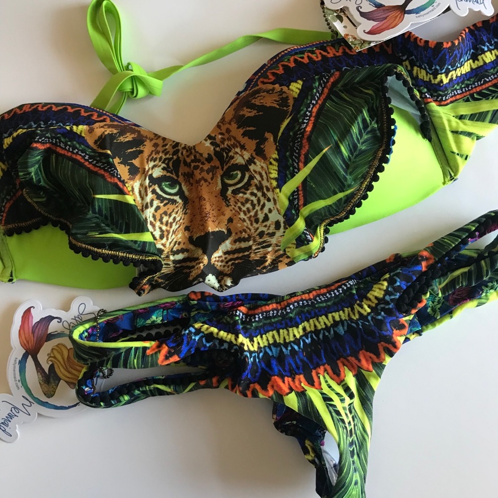 Salty Mermaid Swim | Brand New Tiger Bikini